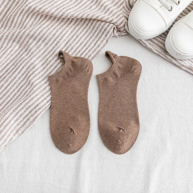 Cartoon Embroidered Ankle Socks