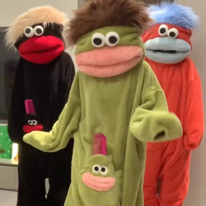 Cartoon Fleece Pajamas