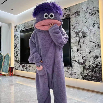 Cartoon Fleece Pajamas
