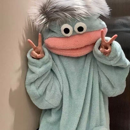 Cartoon Fleece Pajamas