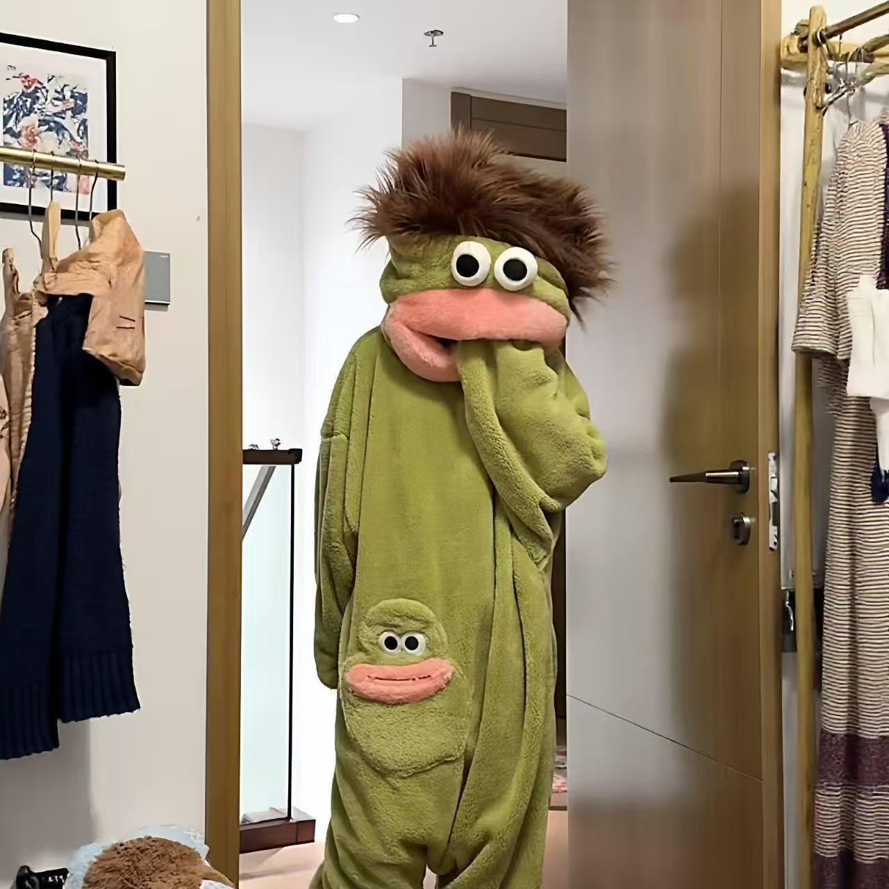 Cartoon Fleece Pajamas