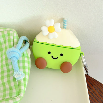 Cartoon Flower Coconut AirPods Protective Case