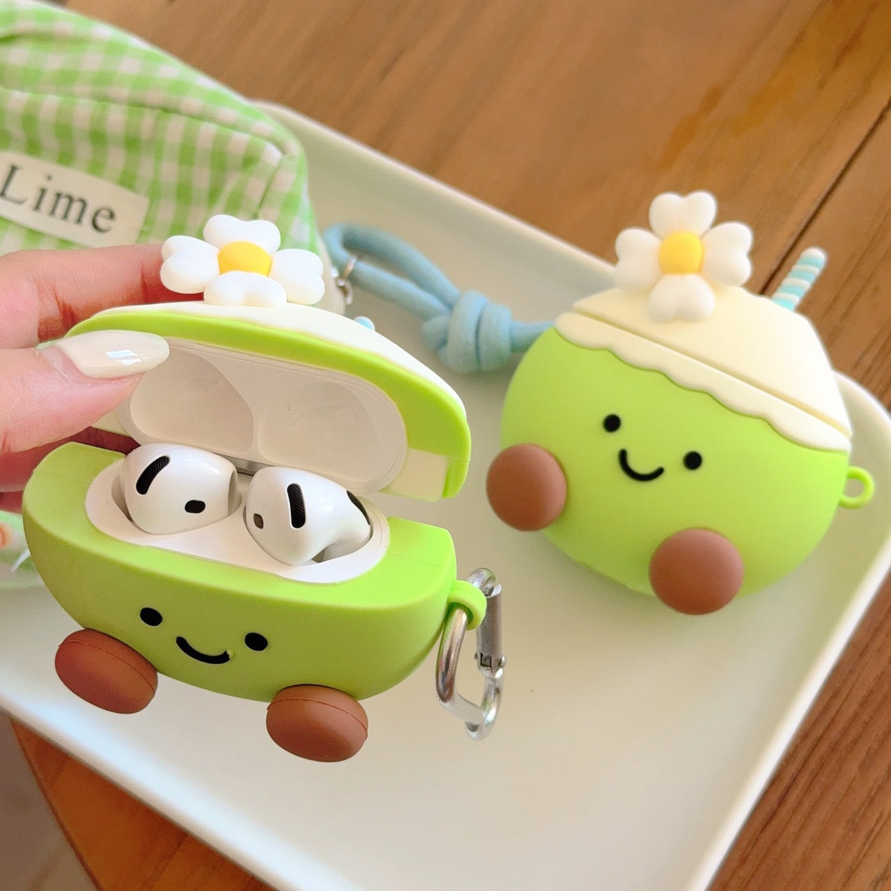 Cartoon Flower Coconut AirPods Protective Case