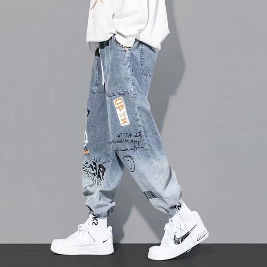 Cartoon Graffiti Leggings Pants