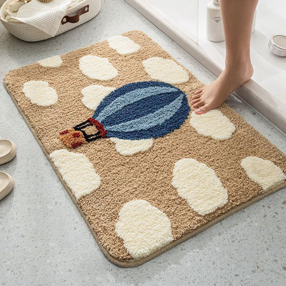 Cartoon home bathroom floor mat