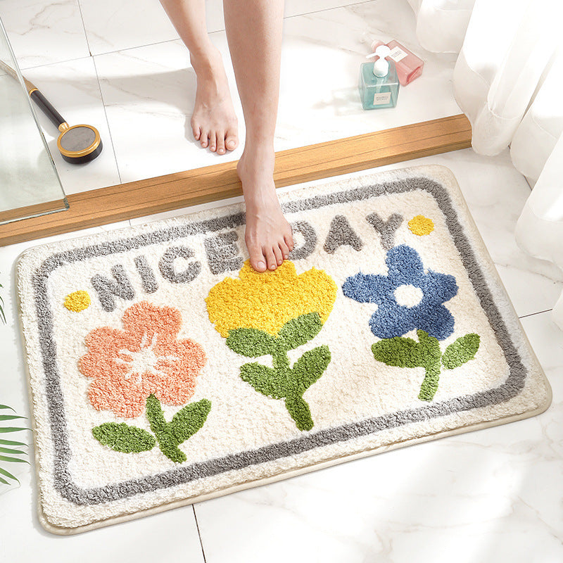 Cartoon home bathroom floor mat