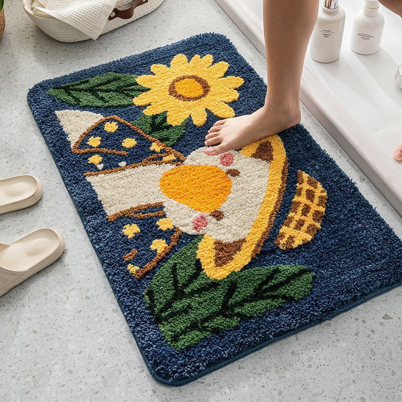 Cartoon home bathroom floor mat