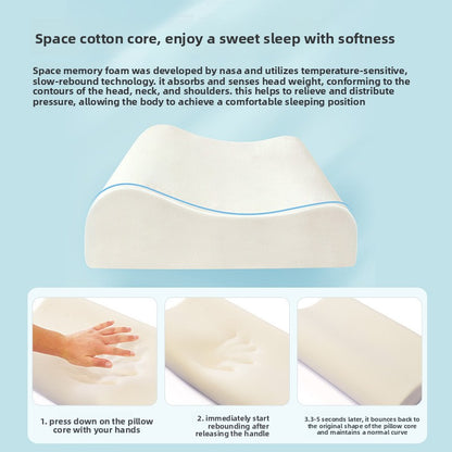 Cartoon Memory Foam Pillow with Neck Support