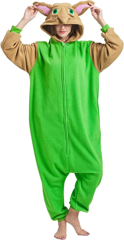 Cartoon pajamas in one-piece style