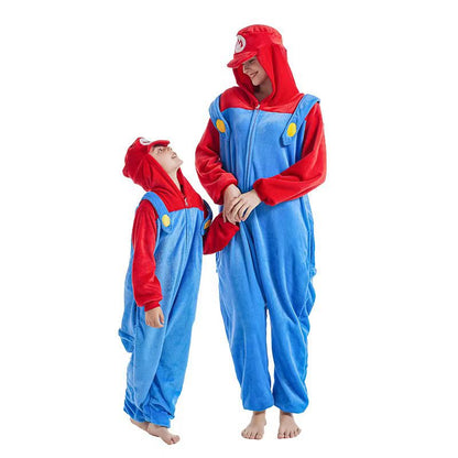 Cartoon pajamas in one-piece style