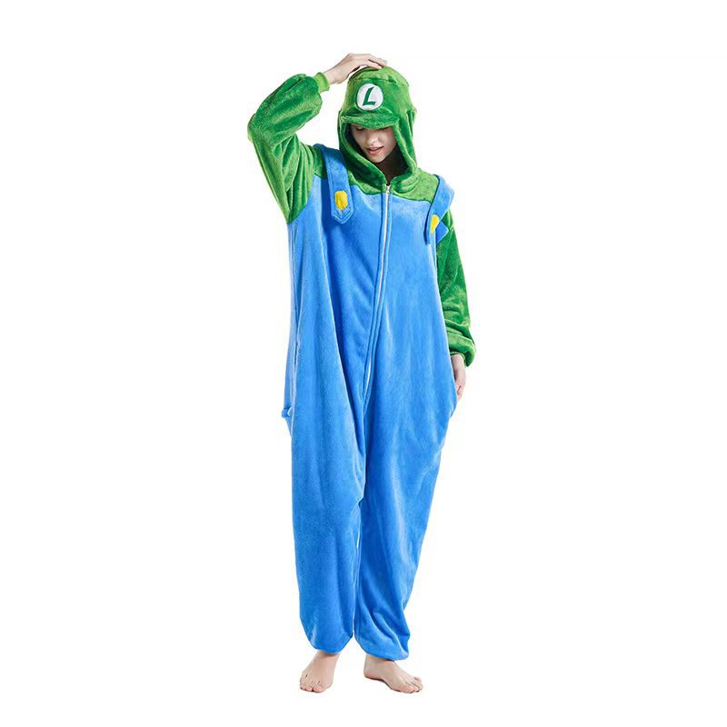 Cartoon pajamas in one-piece style