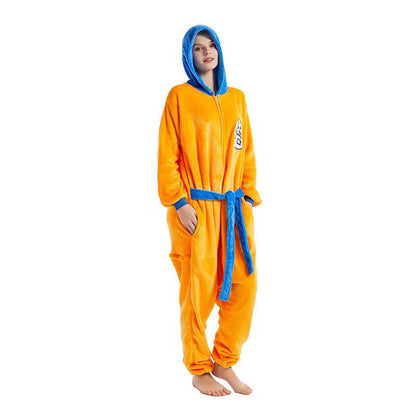 Cartoon pajamas in one-piece style