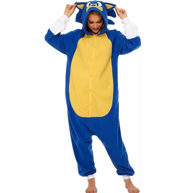 Cartoon pajamas in one-piece style