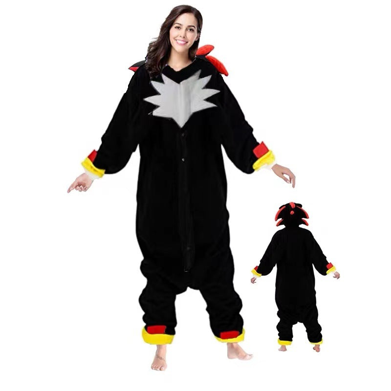 Cartoon pajamas in one-piece style