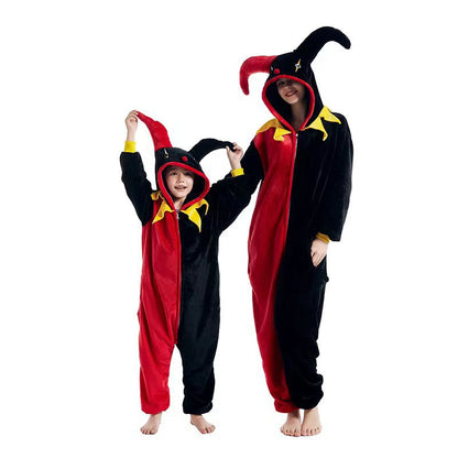 Cartoon pajamas in one-piece style