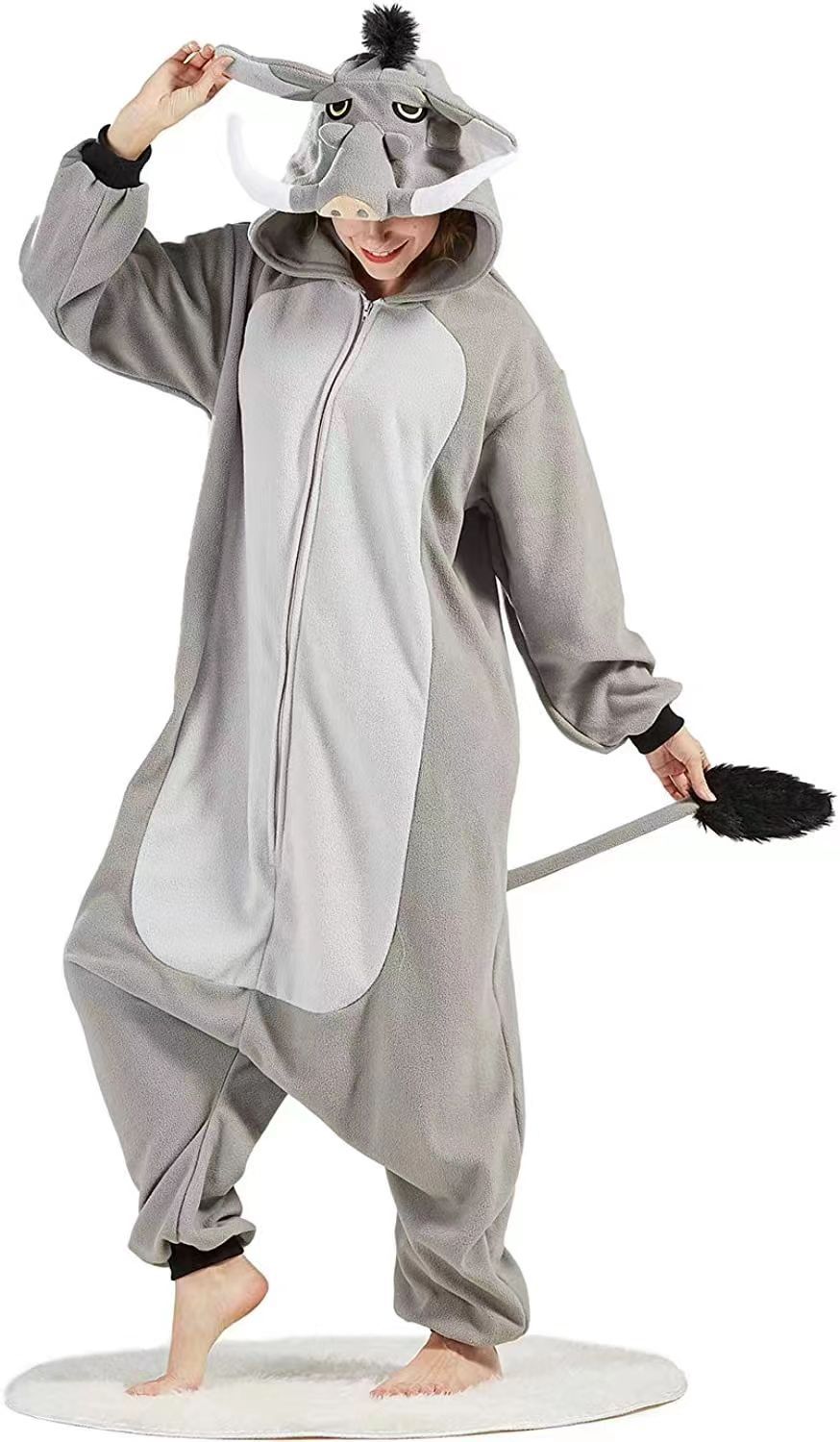 Cartoon pajamas in one-piece style
