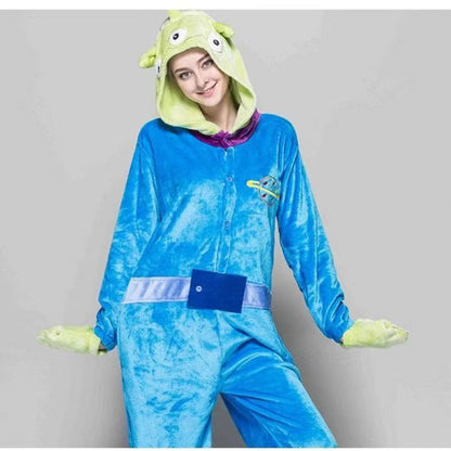 Cartoon pajamas in one-piece style