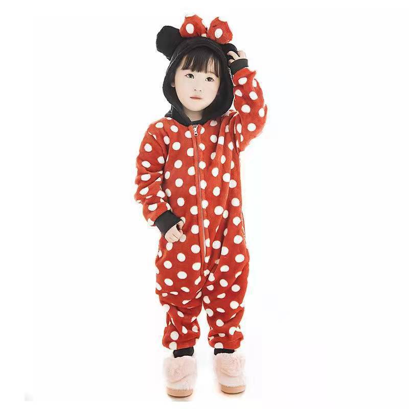 Cartoon pajamas in one-piece style