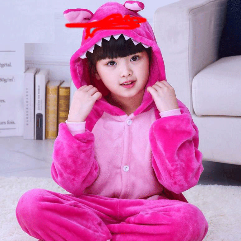 Cartoon pajamas in one-piece style