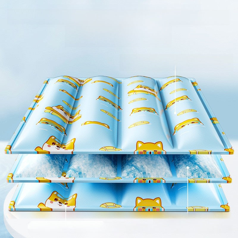 Cartoon Pet Cooling Gel Pad for Cats and Dogs
