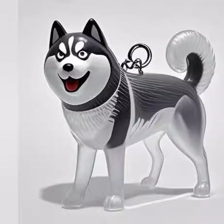 Cartoon Pet Hair Storage Keychain Pendant