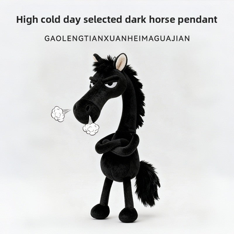 Cartoon Plush Horse Hanging Ornament