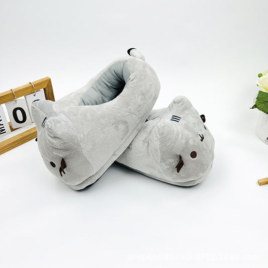 Cartoon Plush House Slippers