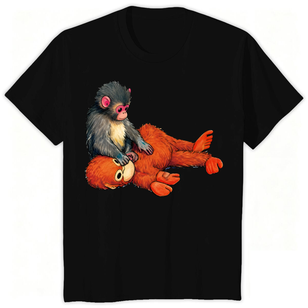 Cartoon Print Breathable T-Shirt