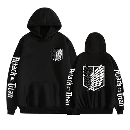 Cartoon Print Hooded Sweatshirt