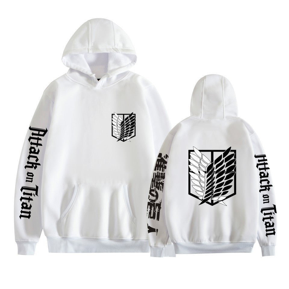 Cartoon Print Hooded Sweatshirt