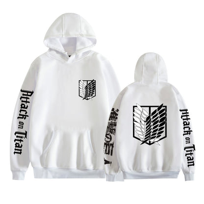 Cartoon Print Hooded Sweatshirt