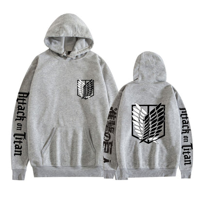 Cartoon Print Hooded Sweatshirt