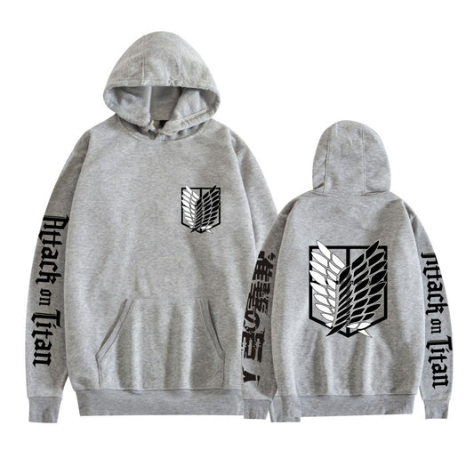 Cartoon Print Hooded Sweatshirt