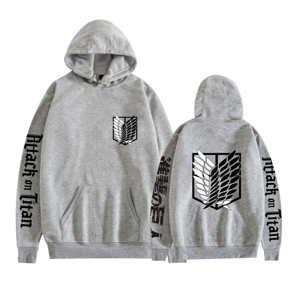 Cartoon Print Hooded Sweatshirt