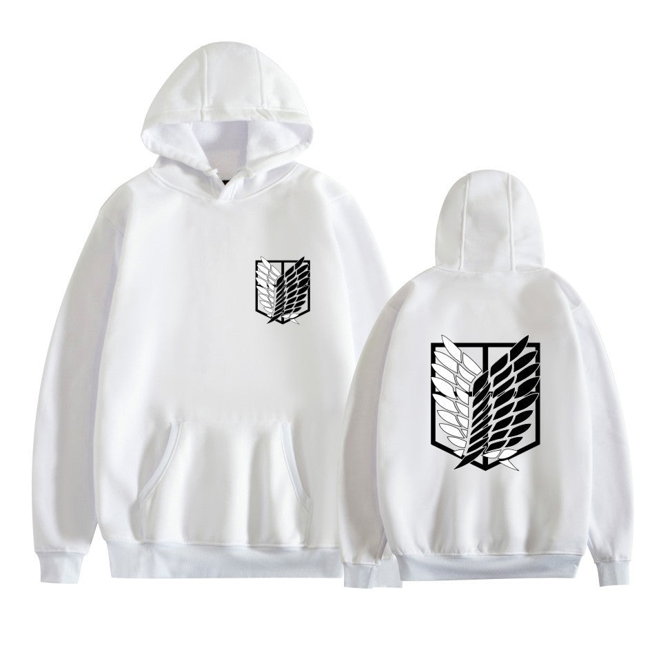 Cartoon Print Hooded Sweatshirt