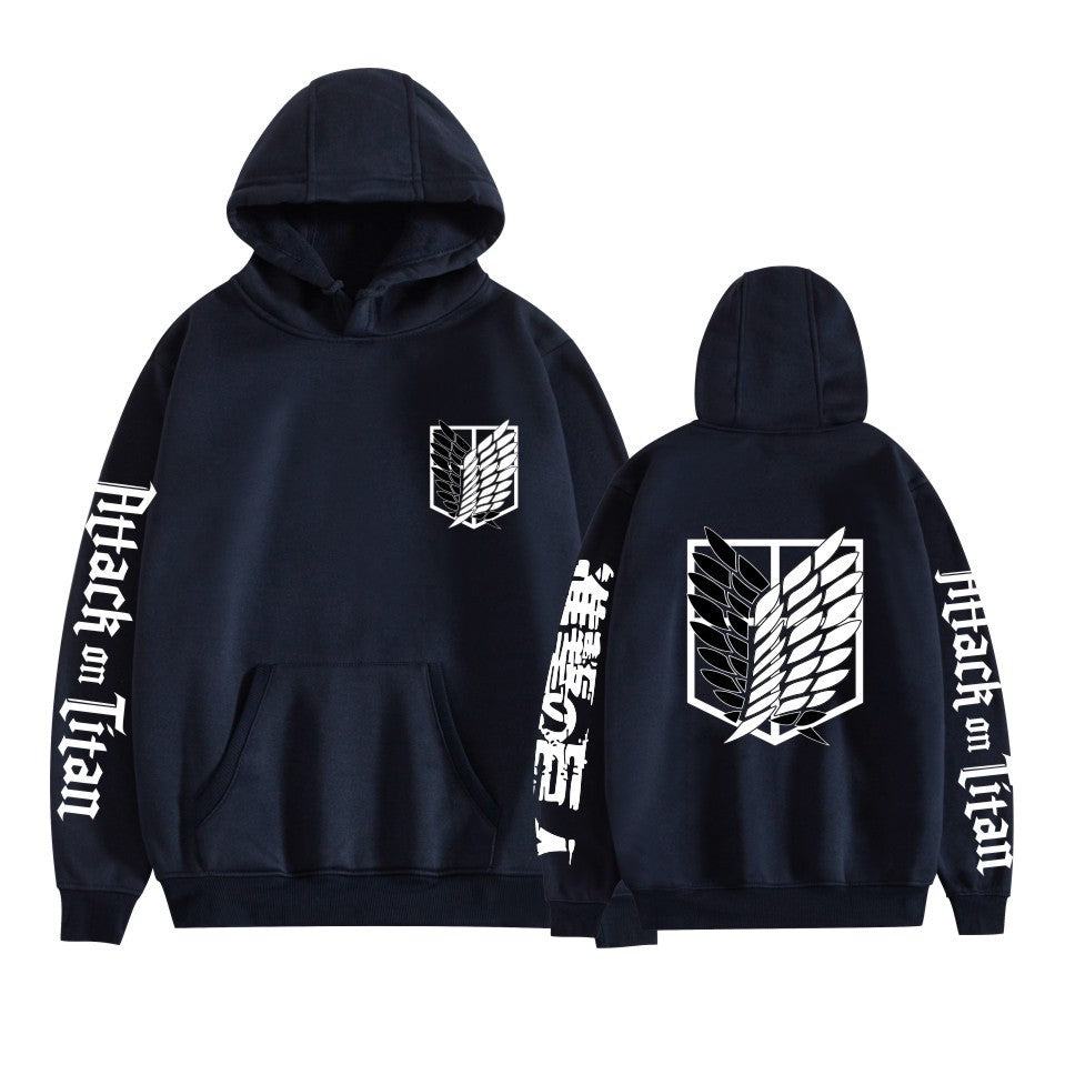 Cartoon Print Hooded Sweatshirt