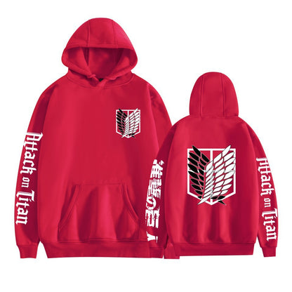 Cartoon Print Hooded Sweatshirt