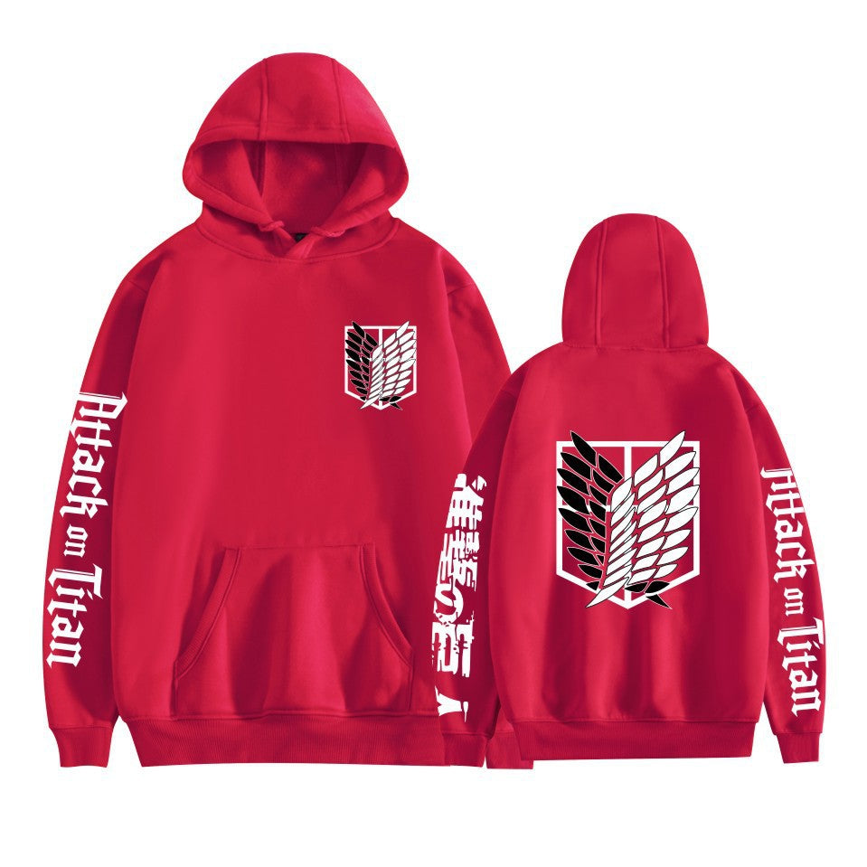 Cartoon Print Hooded Sweatshirt