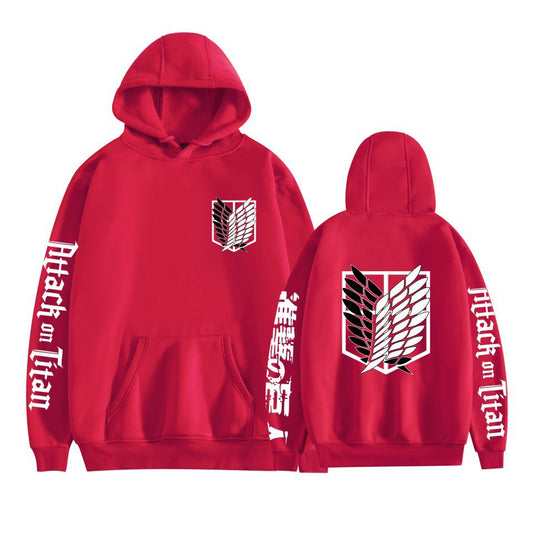 Cartoon Print Hooded Sweatshirt