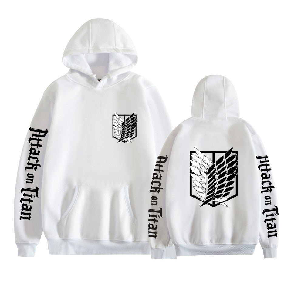 Cartoon Print Hooded Sweatshirt