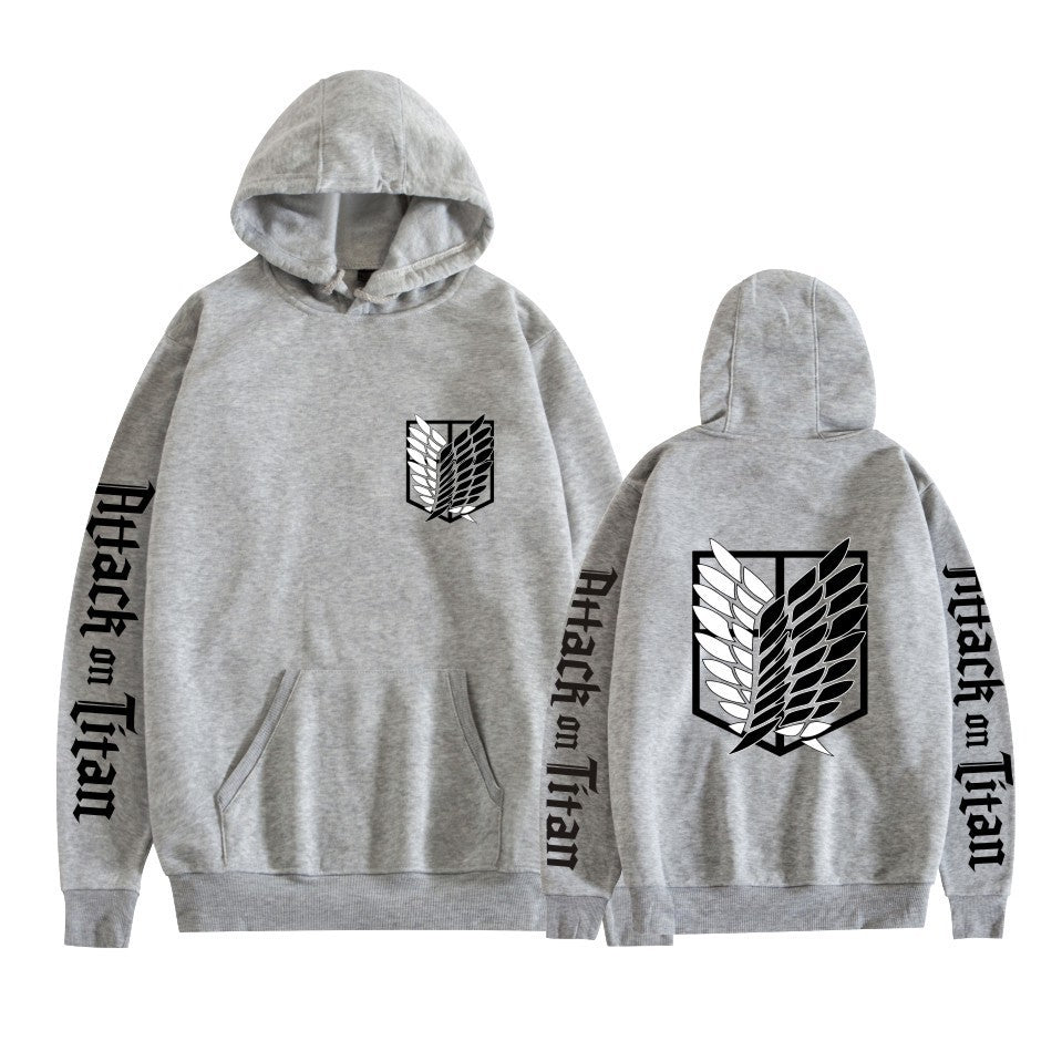 Cartoon Print Hooded Sweatshirt