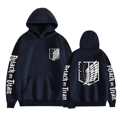 Cartoon Print Hooded Sweatshirt