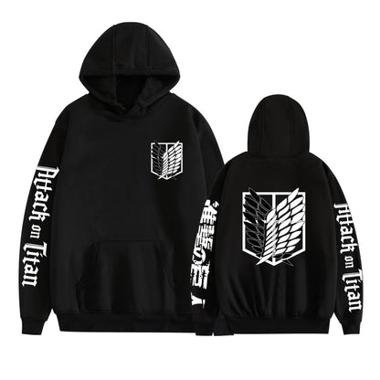 Cartoon Print Hooded Sweatshirt