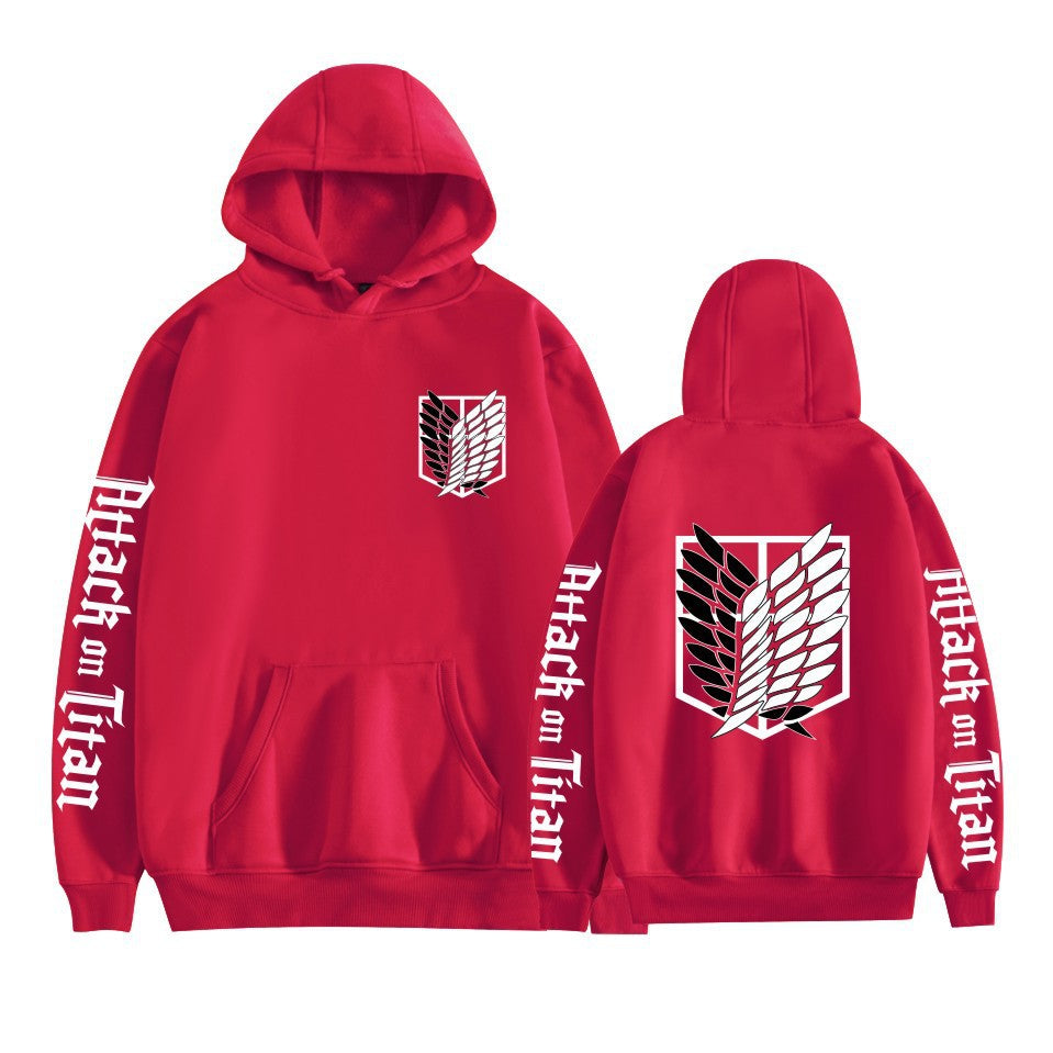 Cartoon Print Hooded Sweatshirt