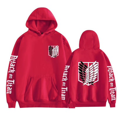 Cartoon Print Hooded Sweatshirt