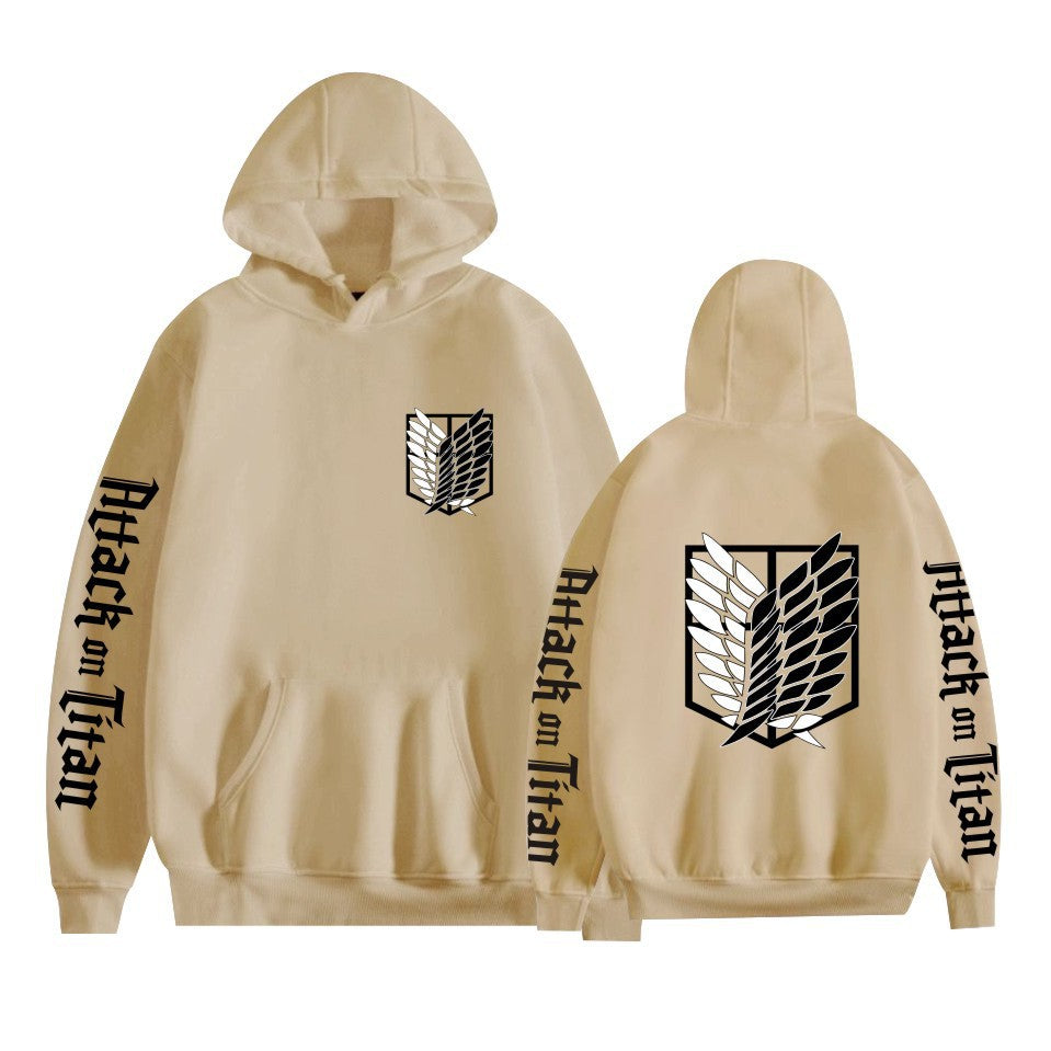 Cartoon Print Hooded Sweatshirt