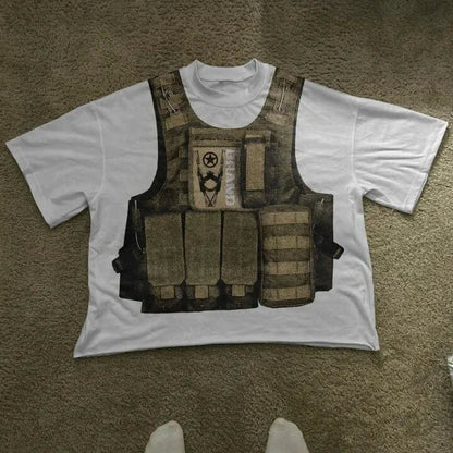 Cartoon Print Mens T-Shirt