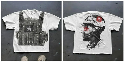 Cartoon Print Mens T-Shirt