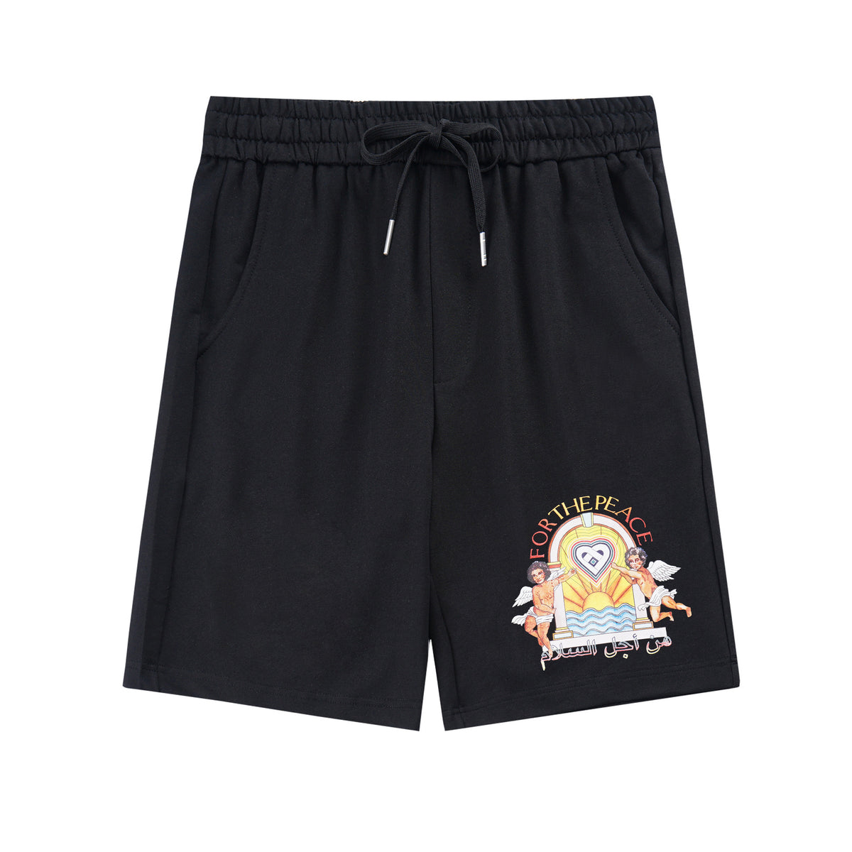 Cartoon-printed fashionable loose-fitting shorts