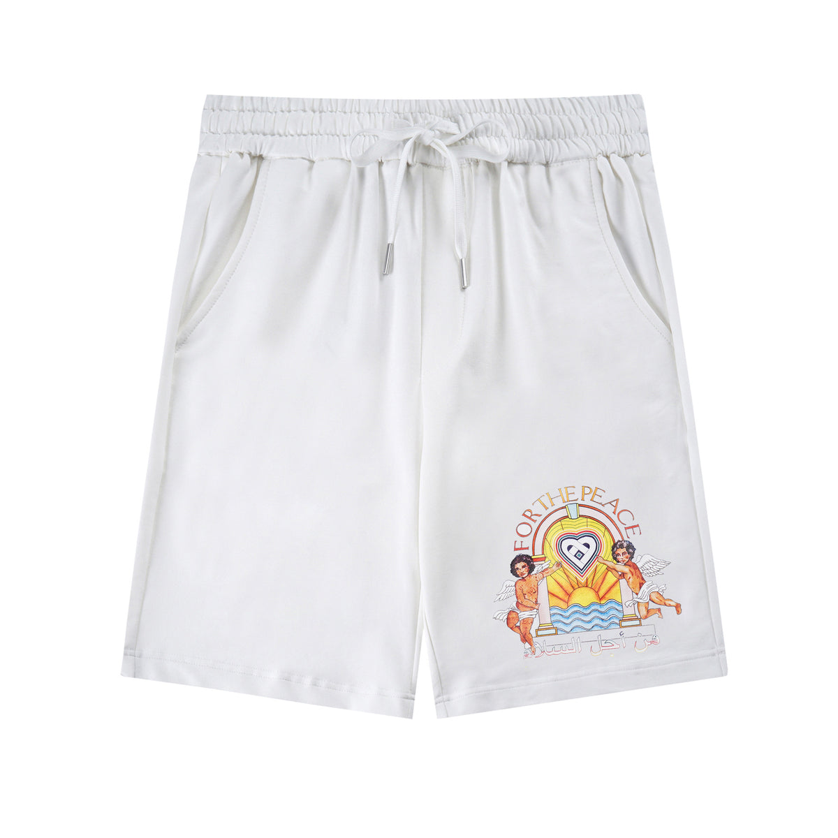 Cartoon-printed fashionable loose-fitting shorts